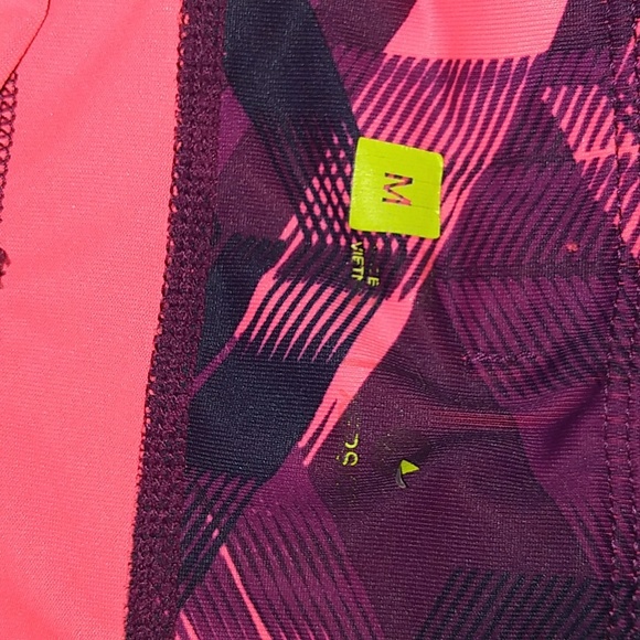 Pink geometric print Work out yoga Leggings - Picture 2 of 7